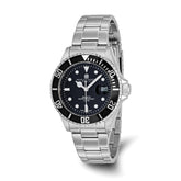 Men's Charles Hubert Stainless Steel Black Dial with Date Watch